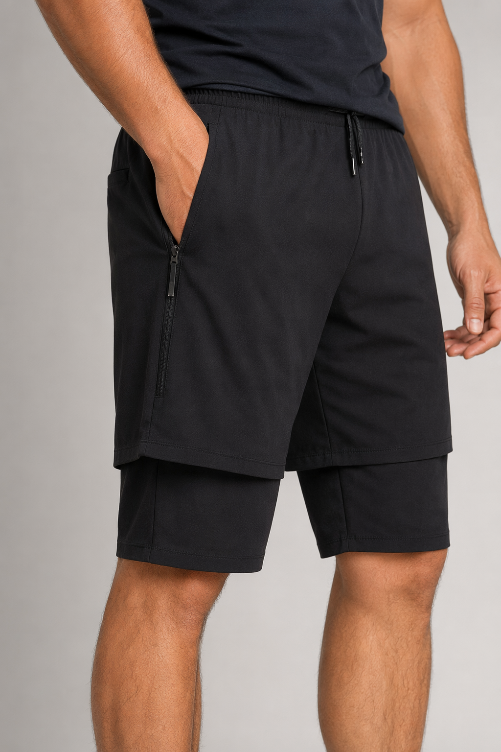 Dual-Layered Men's Shorts Default