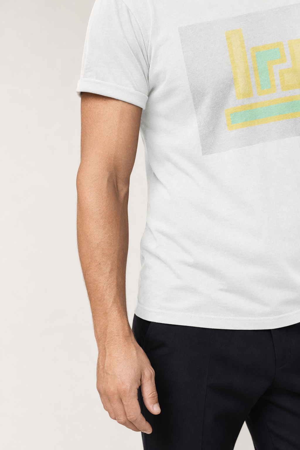 Grunge Block Men's Short Sleeve Gaming T-Shirt Default