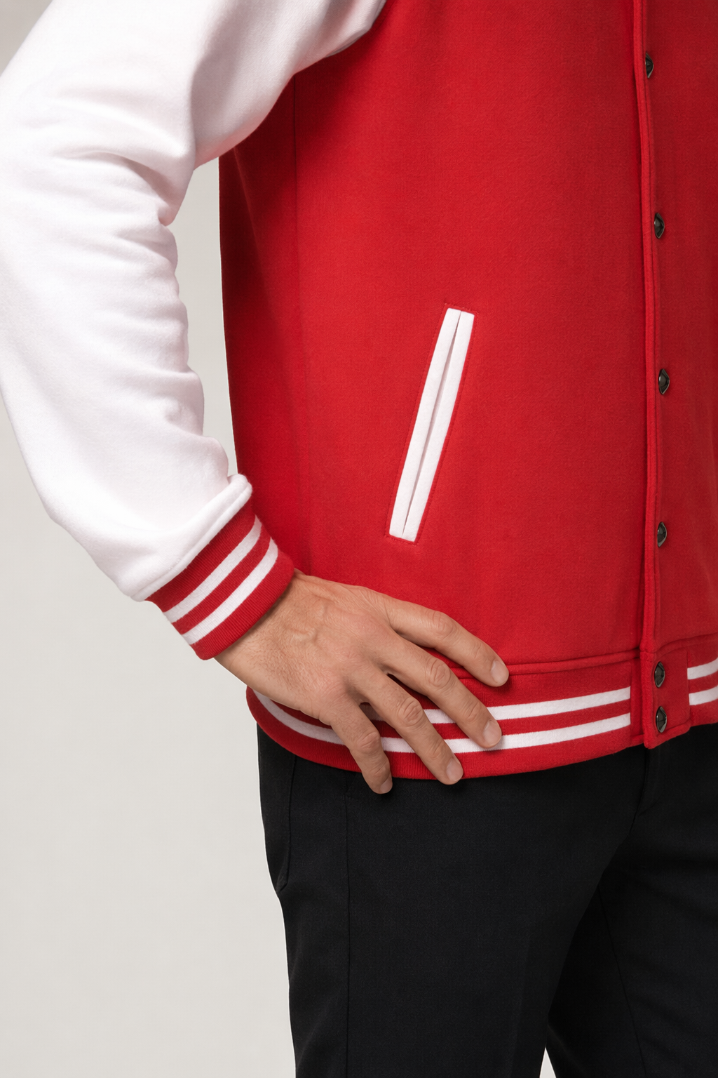 Red Unisex Baseball Coat Default