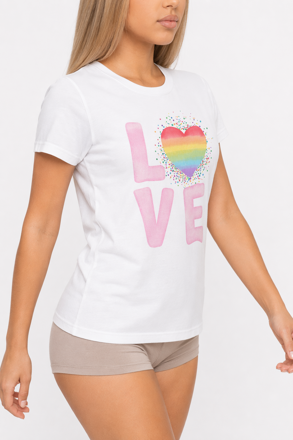 Children Adore Themed T-Shirt White