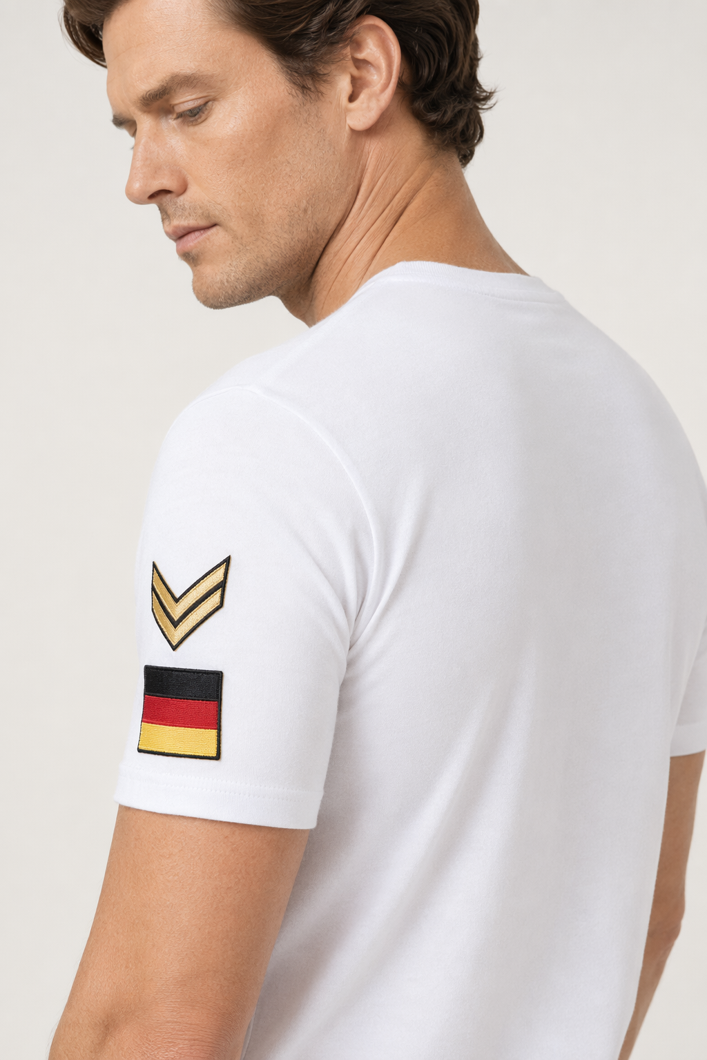 Army Tee Shirt for Men White