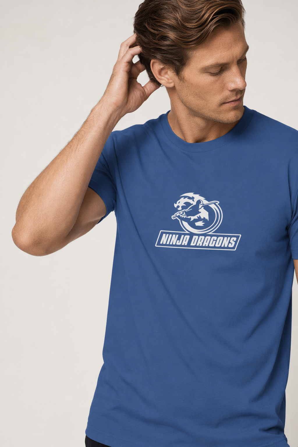 Heavy Cotton Tee - Ninja Dragon Royal