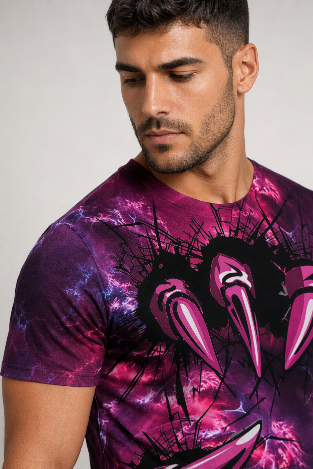 Vintage Skull Graphic Tee for Men Style 4