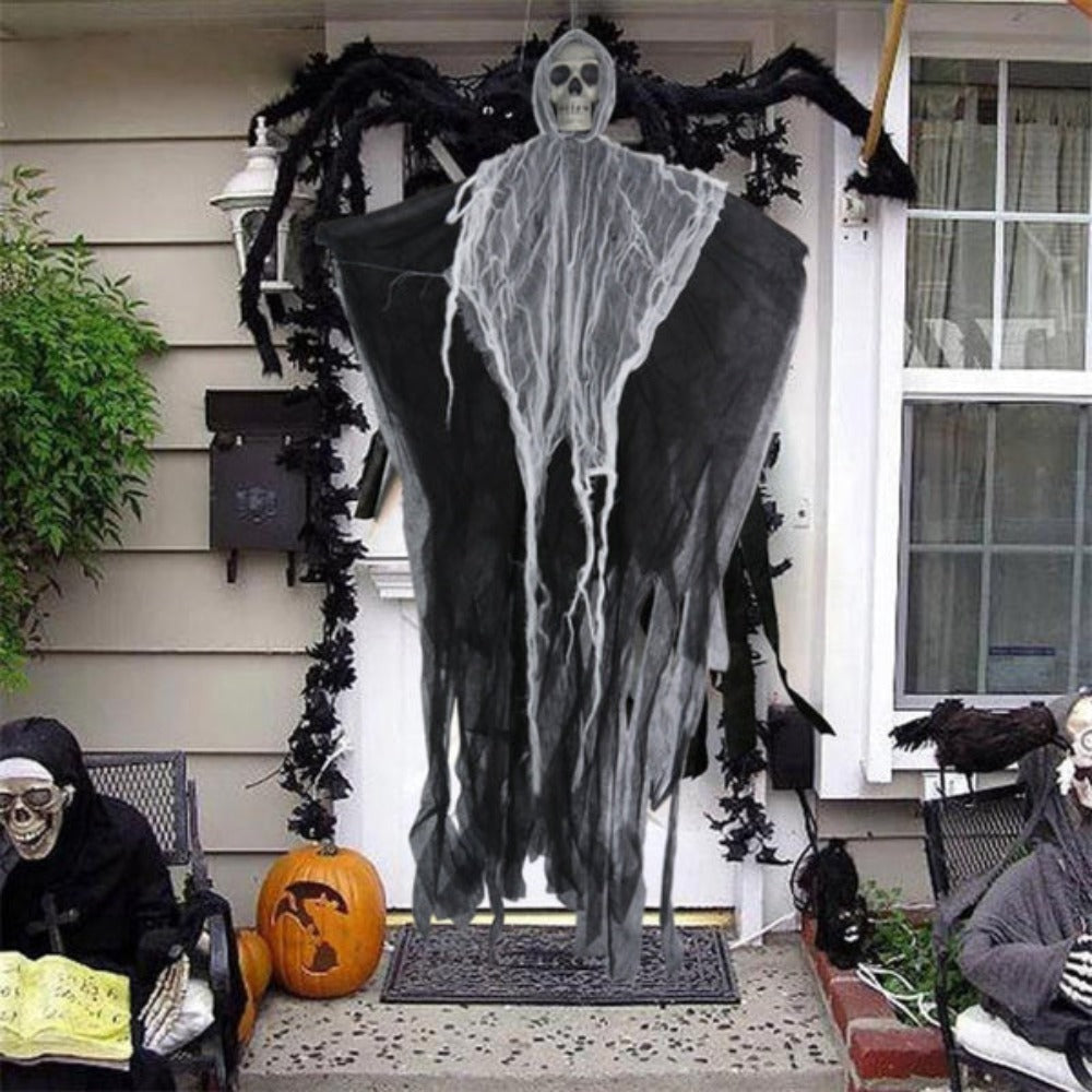 Skull Ghost Halloween Decorative Hanging Prop