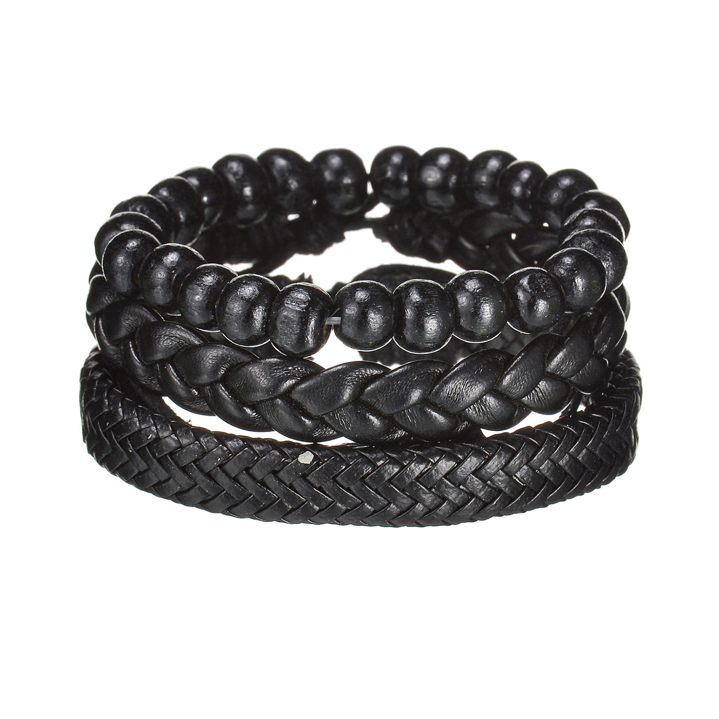 Contemporary Men's Layered Wristband