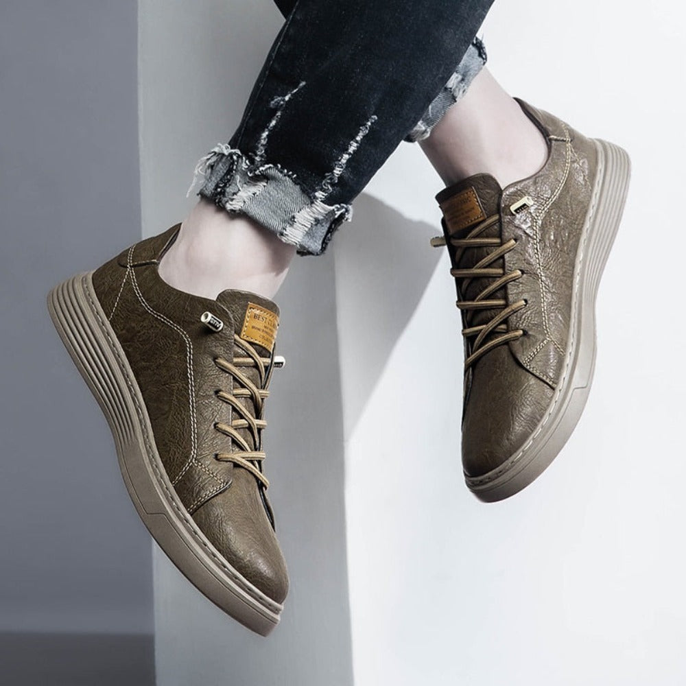 Lace Up Leather Shoes for Men