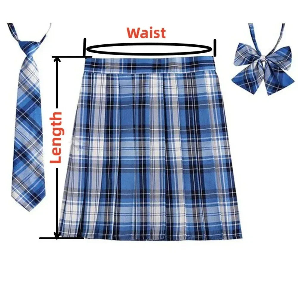 Japanese Inspired Checkered Mini Skirt