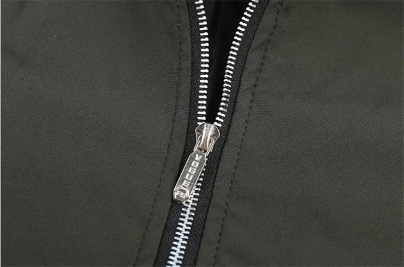 Men's Windproof Zippered Jacket