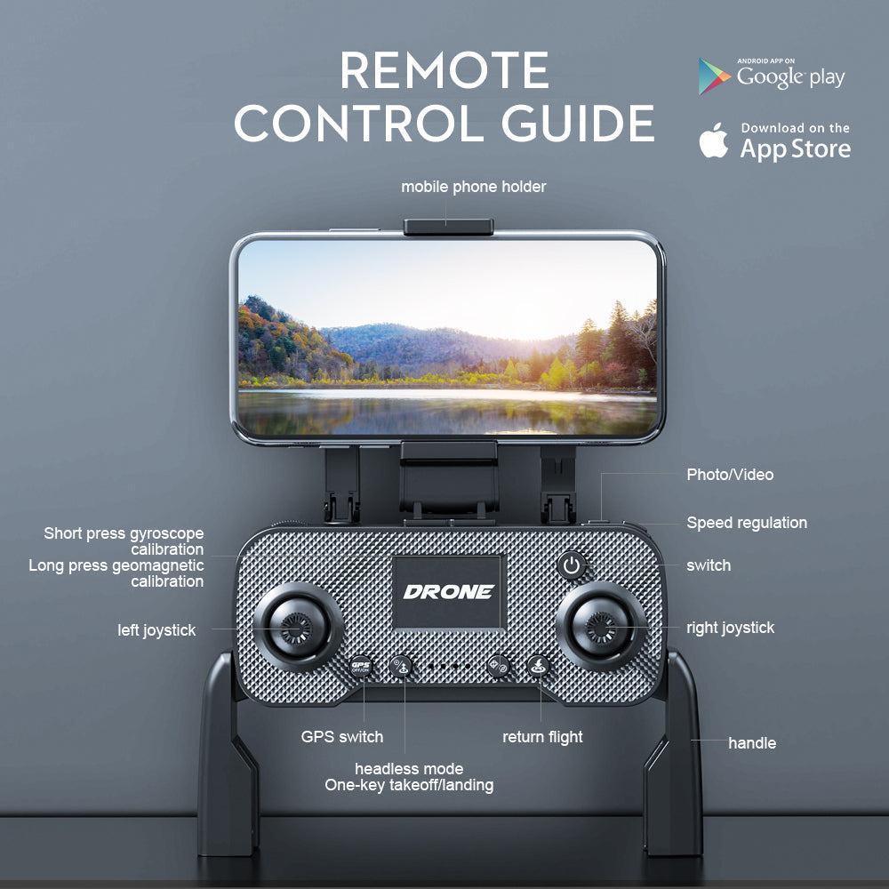 Dragon Ninja Flyer S GPS Visual Stream HD Dual Camera Intelligent Drone