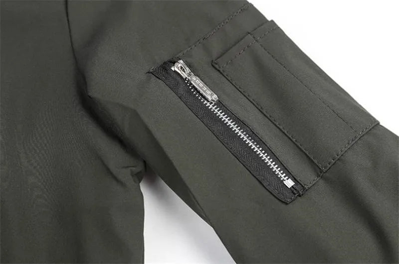 Men's Windproof Zippered Jacket