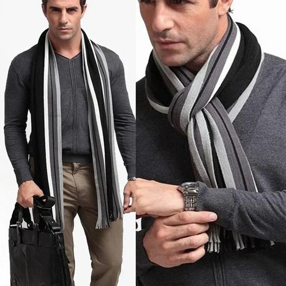 Cozy and Comfortable Patterned Scarf