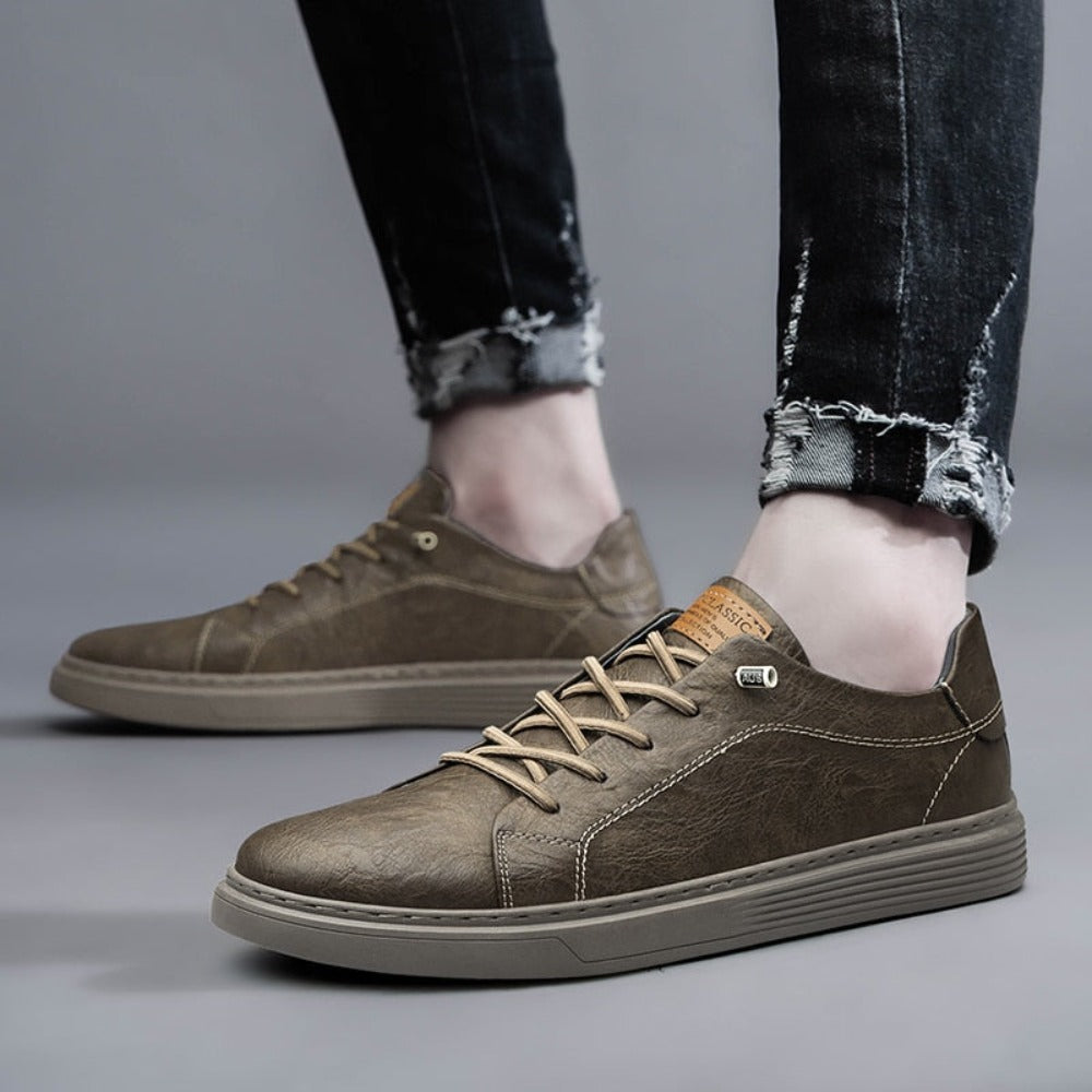 Lace Up Leather Shoes for Men