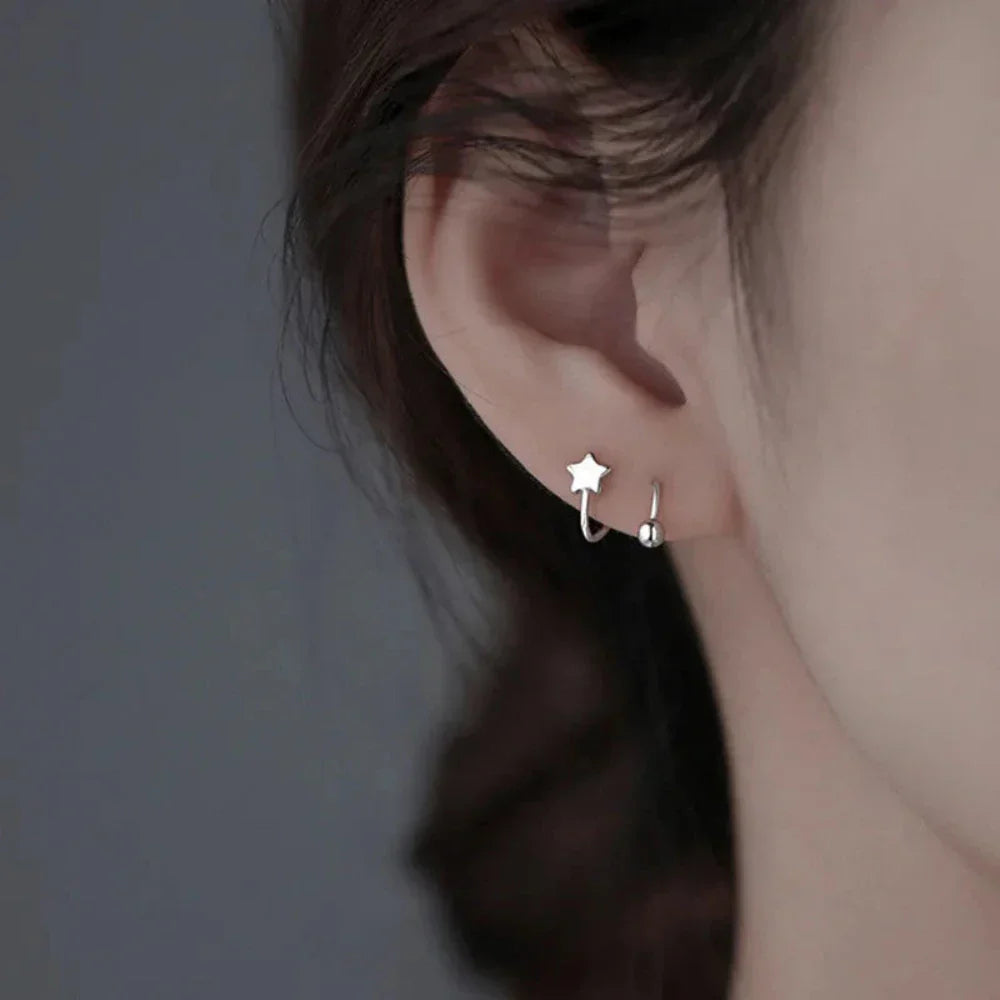 Spiral Earrings with a Delicate Design