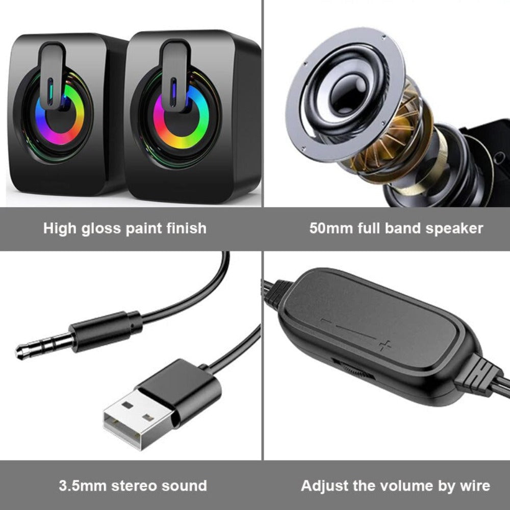 Compact RGB PC Speaker