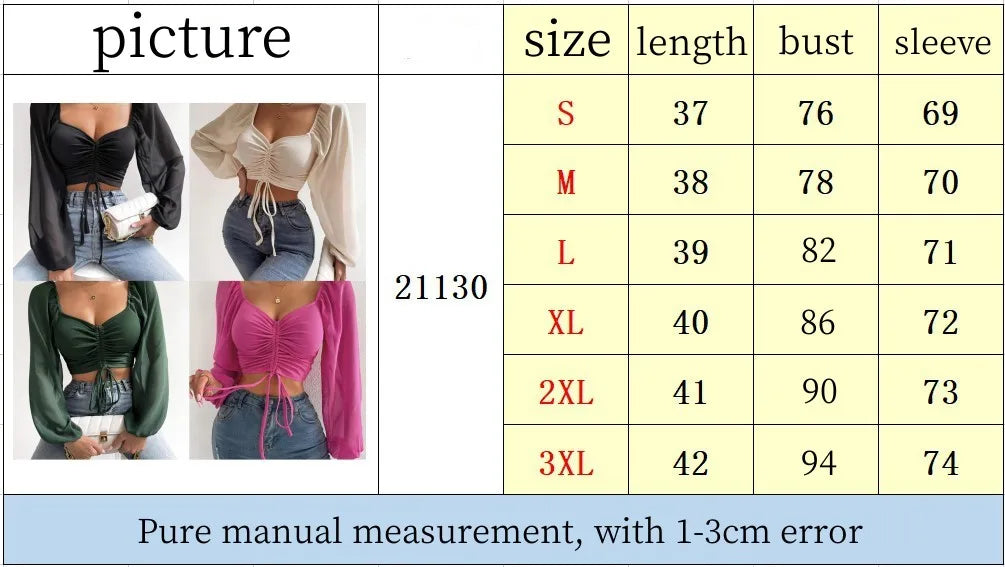 Bell Sleeve Summer Blouse for Women