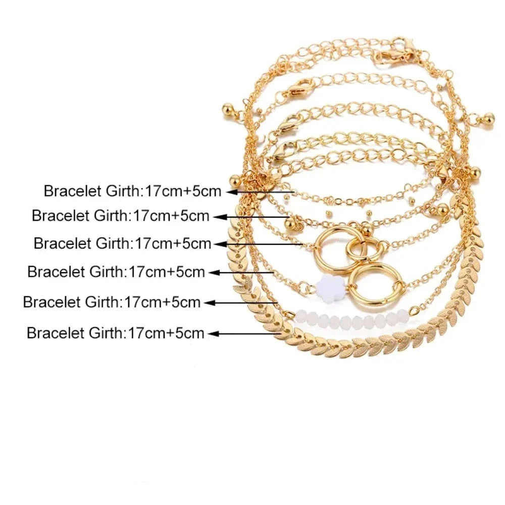 Beaded Bracelets Set with a Bohemian Vibe