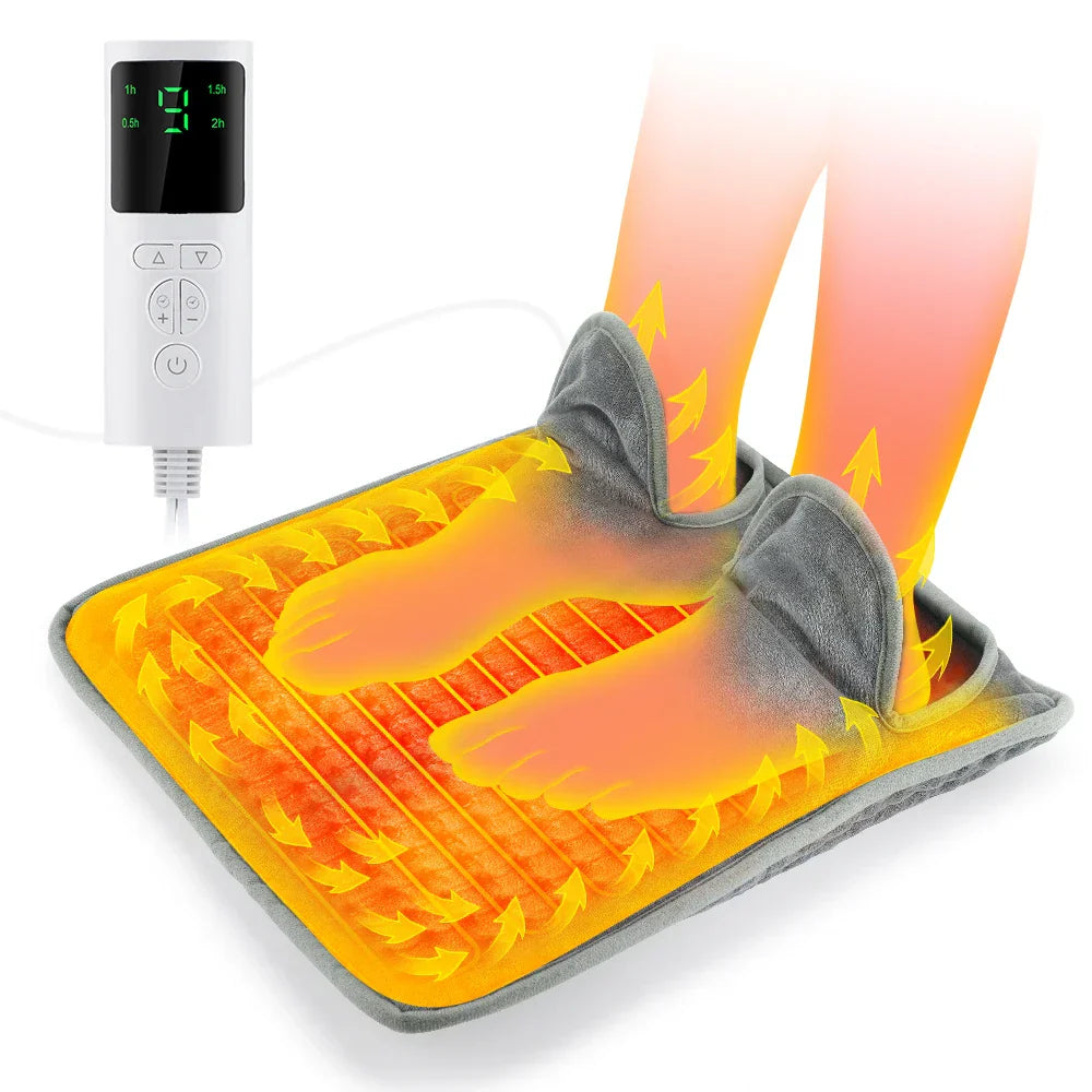 Cozy and Plush Heated Foot Warmer