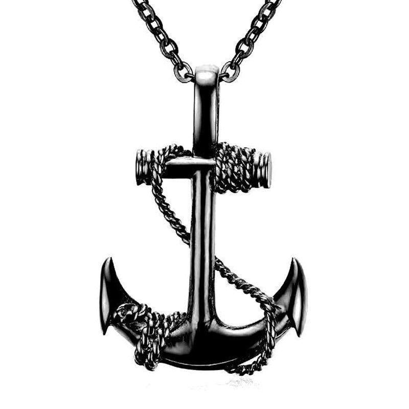 Roped Anchor Necklace