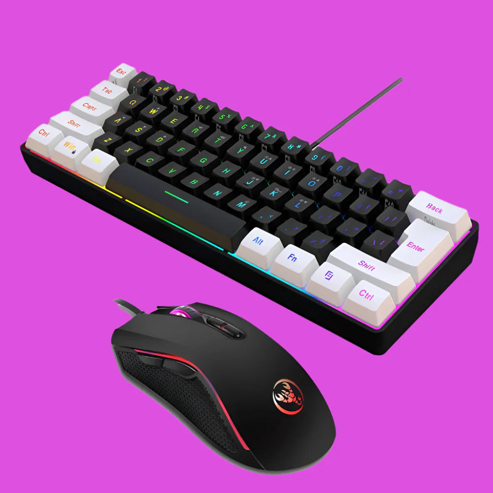 RGB Dragon Keyboard and Mouse Bundle - Clarifying the Product's Meaning while Distinguishing it from the Original