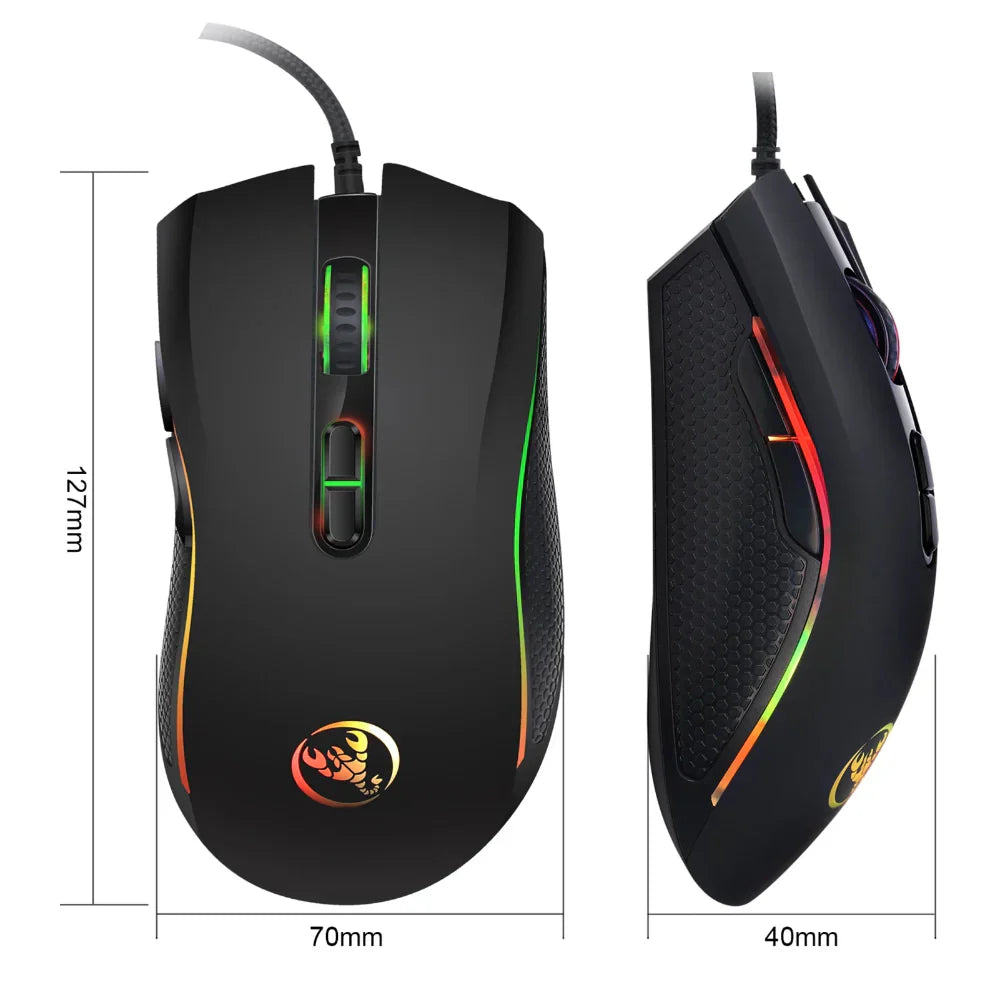 RGB Dragon Keyboard and Mouse Bundle - Clarifying the Product's Meaning while Distinguishing it from the Original
