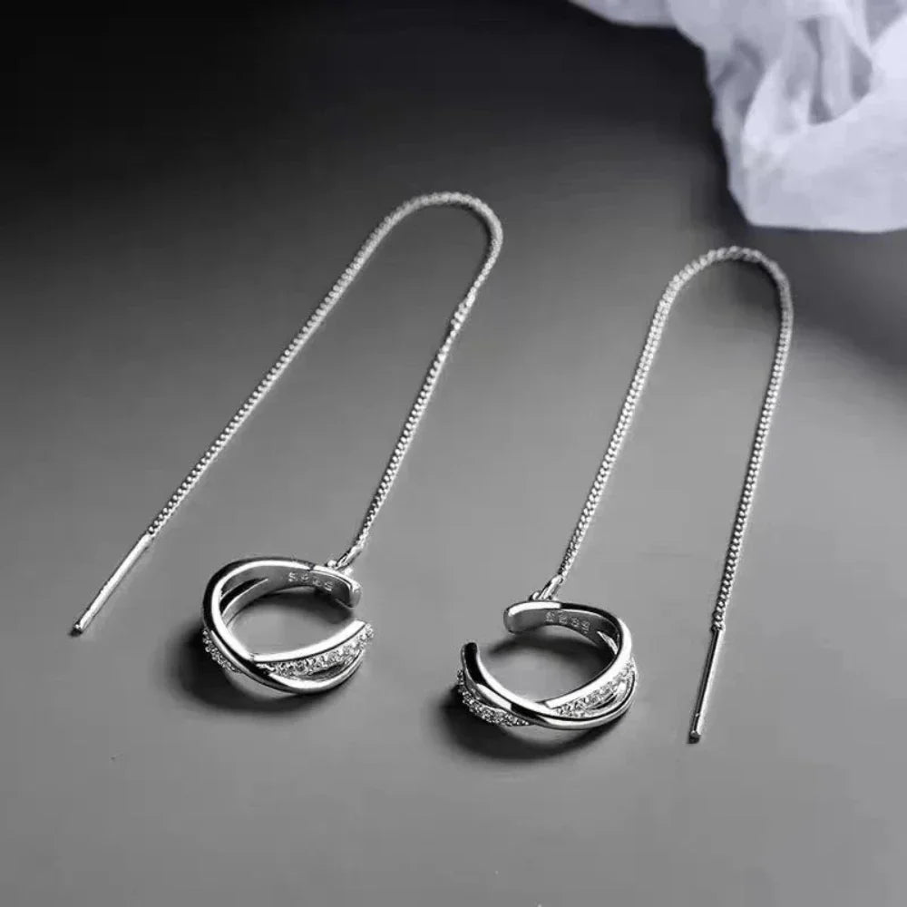 Faux Cuff Clip Drop Earring for a Striking Look