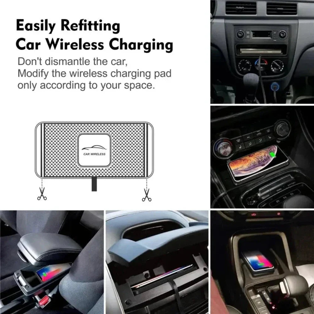 Slip-Resistant Rapid Wireless Charging Pad for Vehicles
