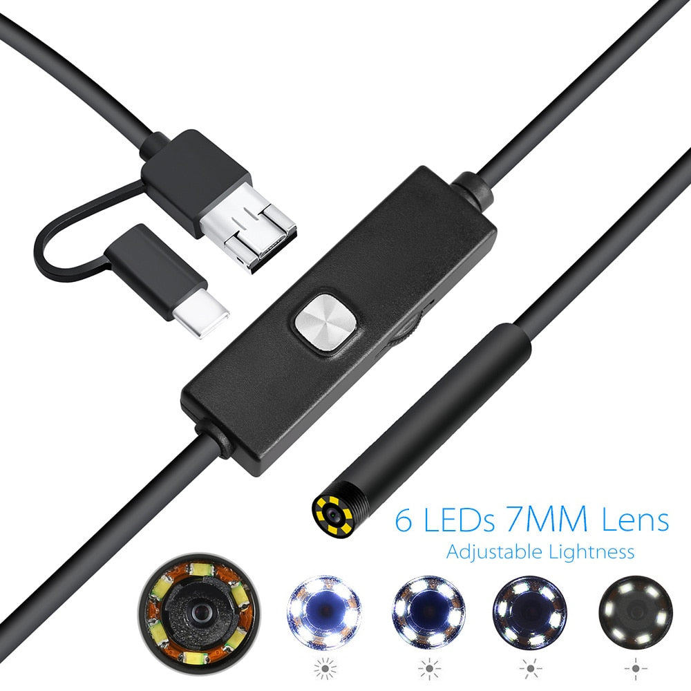 Mini Waterproof Camera with LED Light