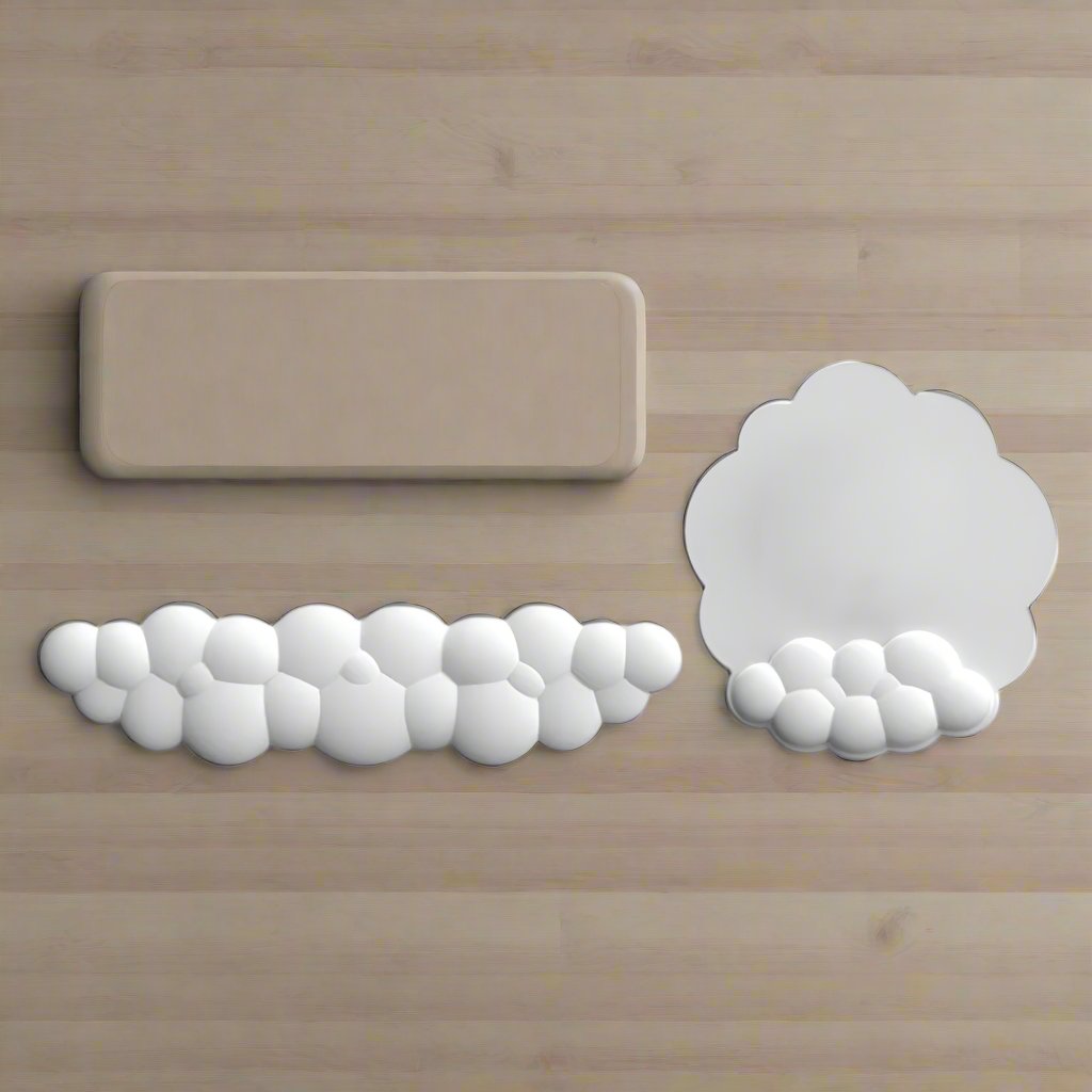 Memory Foam Mousepad with Wrist Support