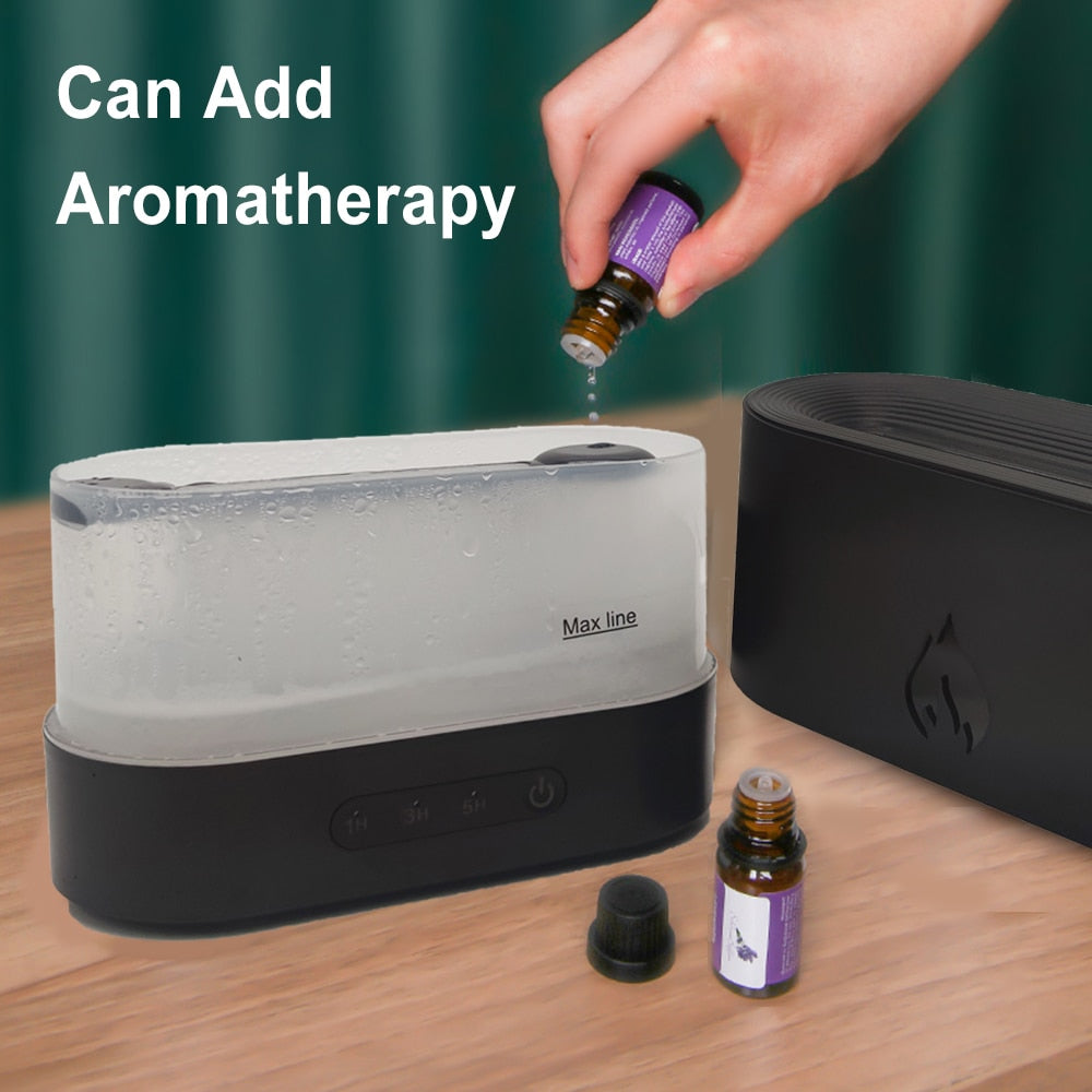 Essential Oil Diffuser with Fiery Effect and Timer