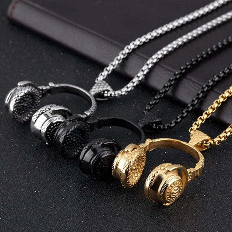 Hip Hop Necklace: A Stylish Headphone Pendant