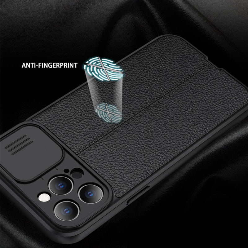 Protective Leather Case with Camera Guard for iPhone: Ensuring Your Device's Safety