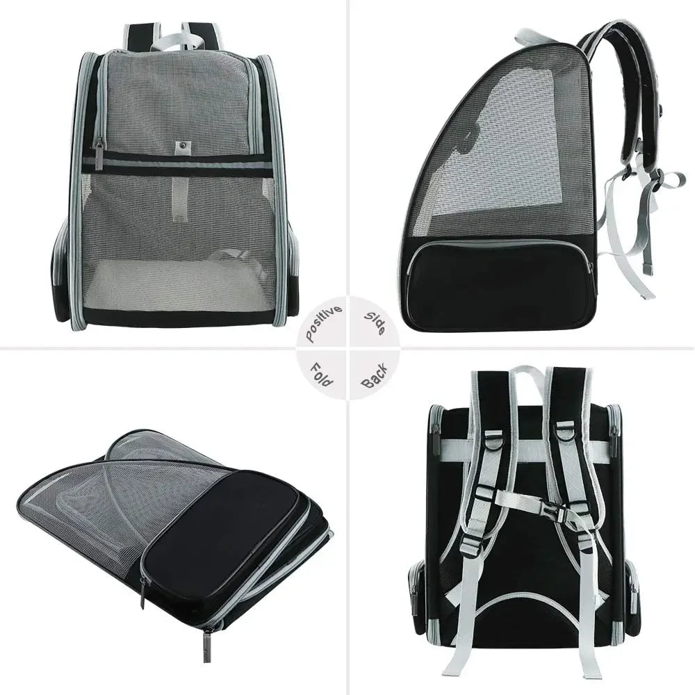 Pet Travel Backpack - Airy and Ventilated