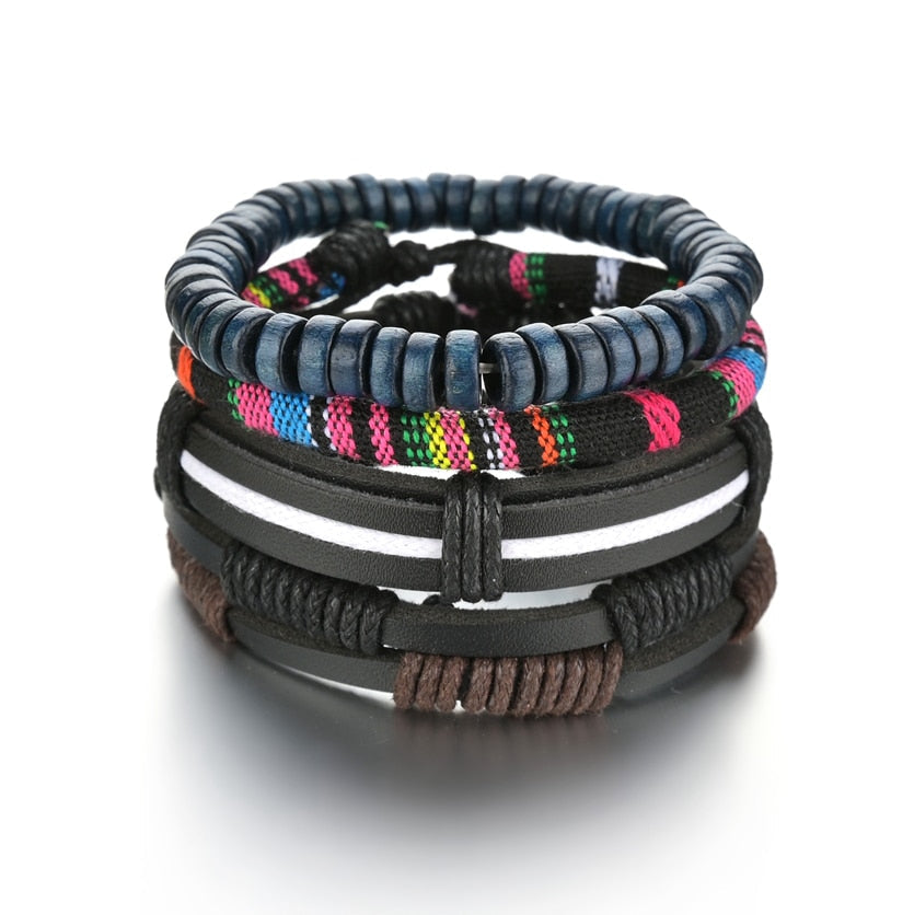 Gothic Layered Bracelet for Men
