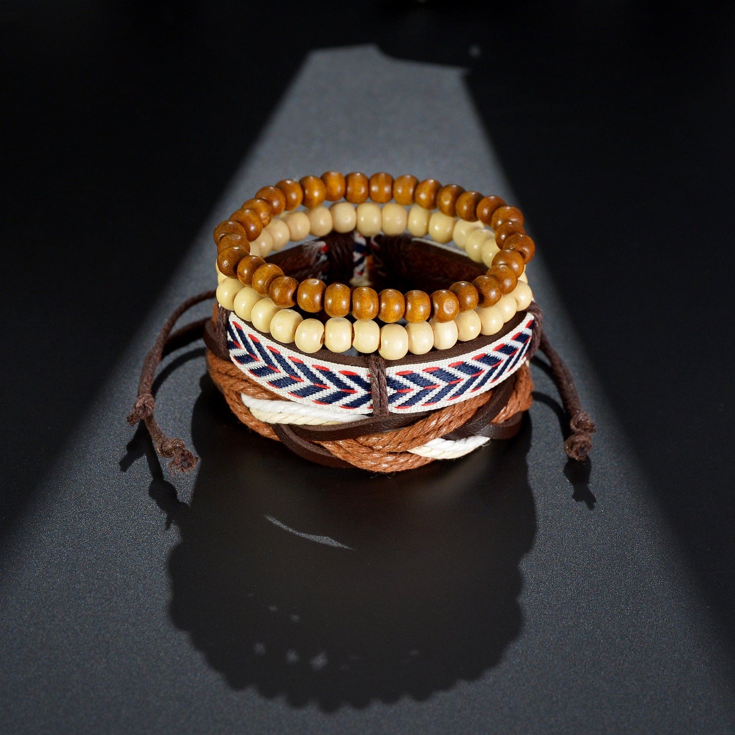 Gothic Layered Bracelet for Men