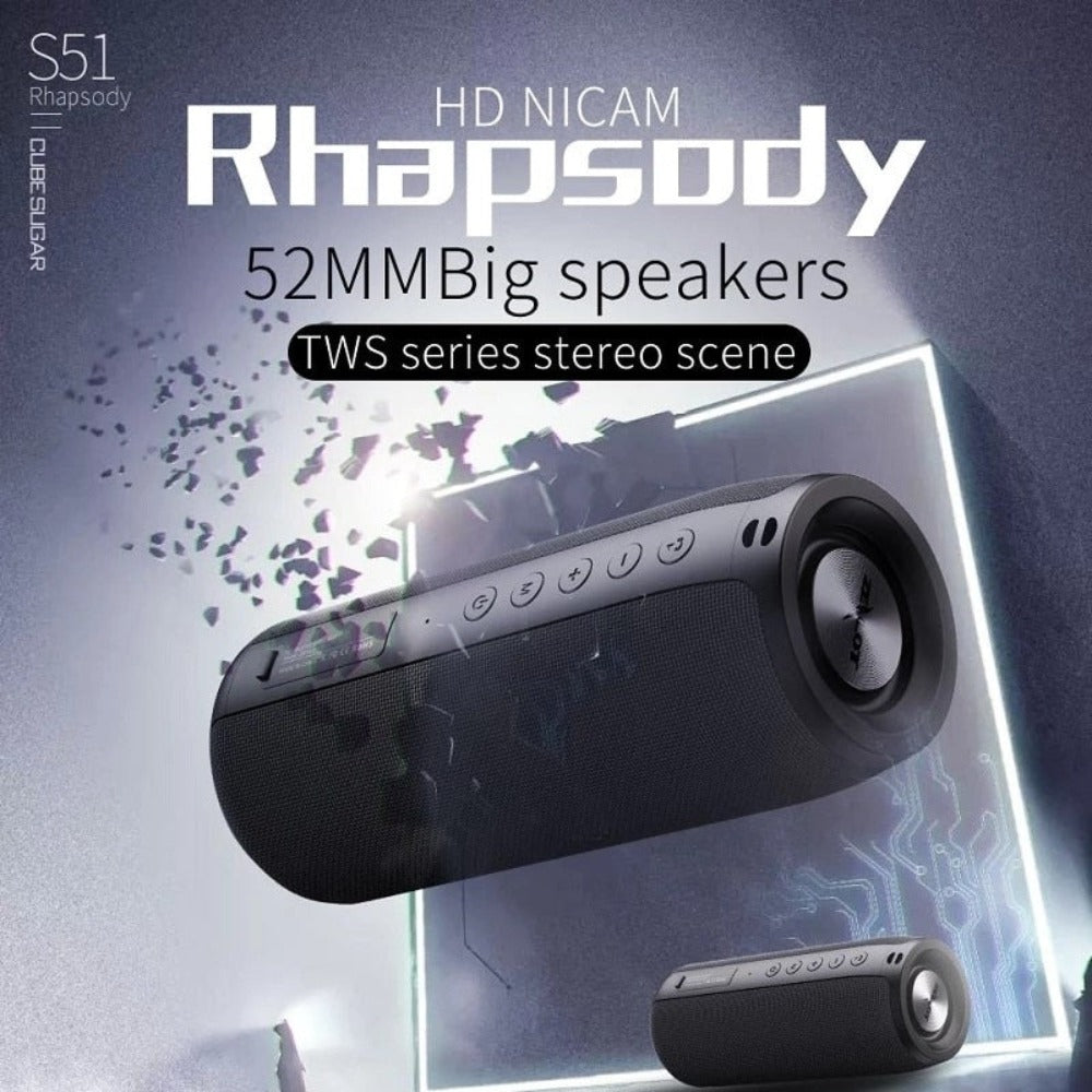 Portable Waterproof Bluetooth Subwoofer Speaker
