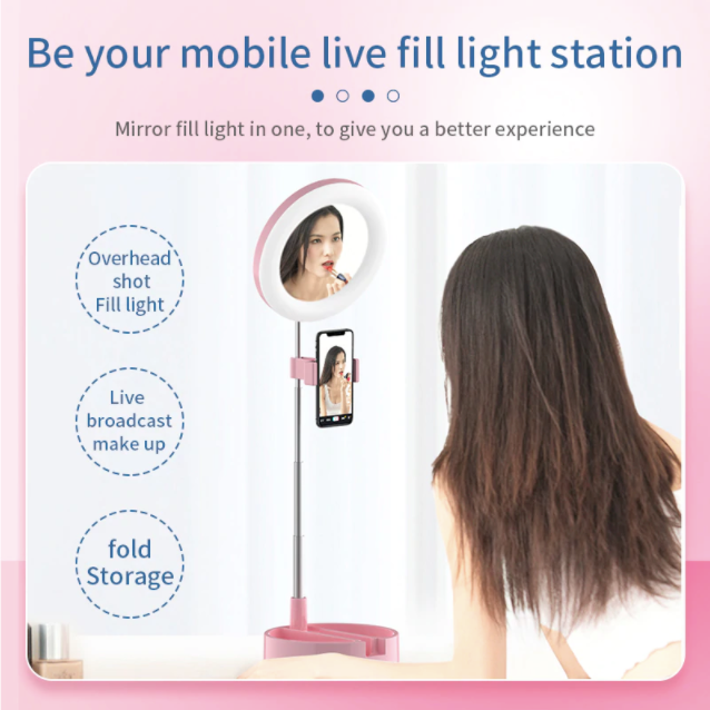 Portable Stand for Mobile Ring Light
