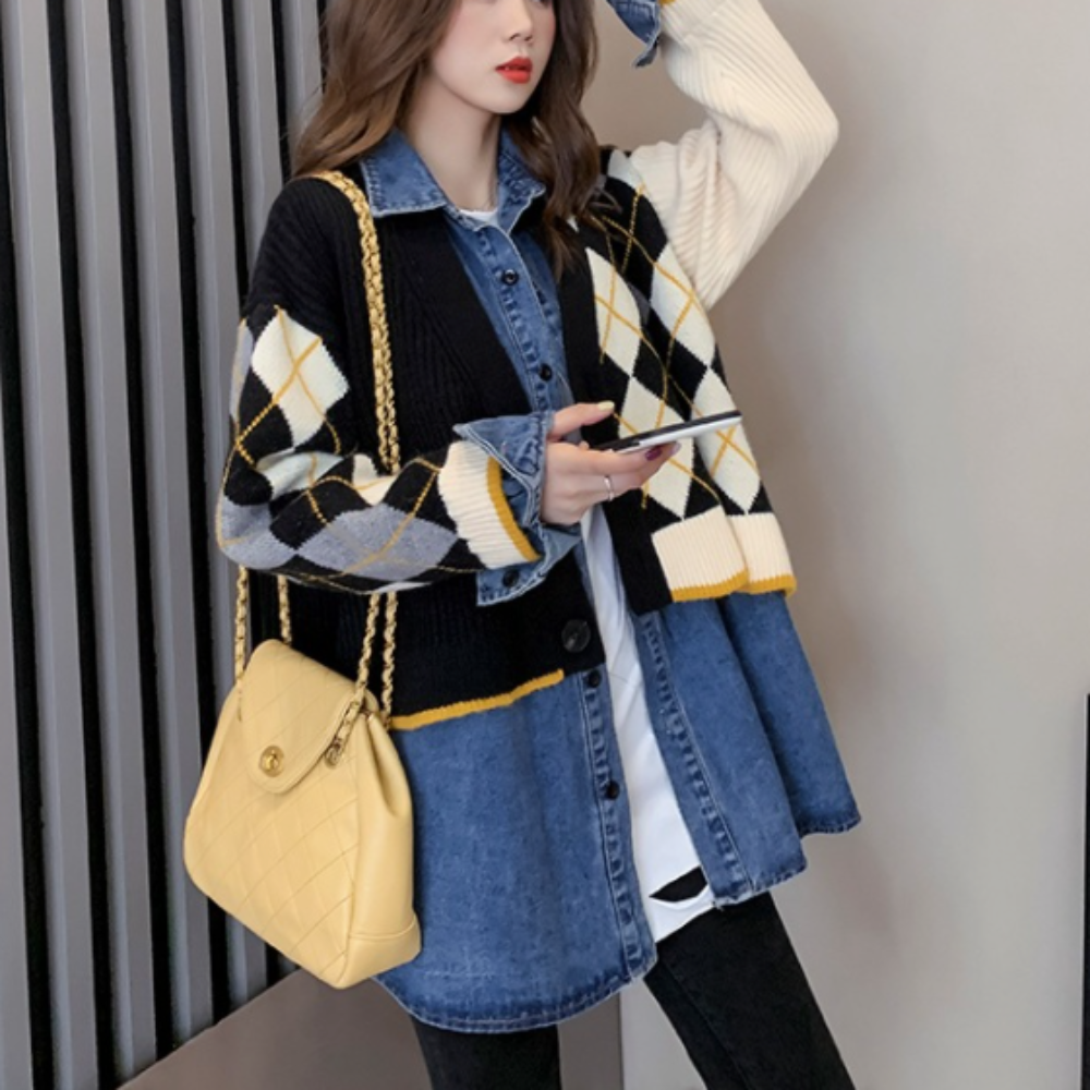 Layered Denim Shirt Dress for Women: Achieve the Perfect Look