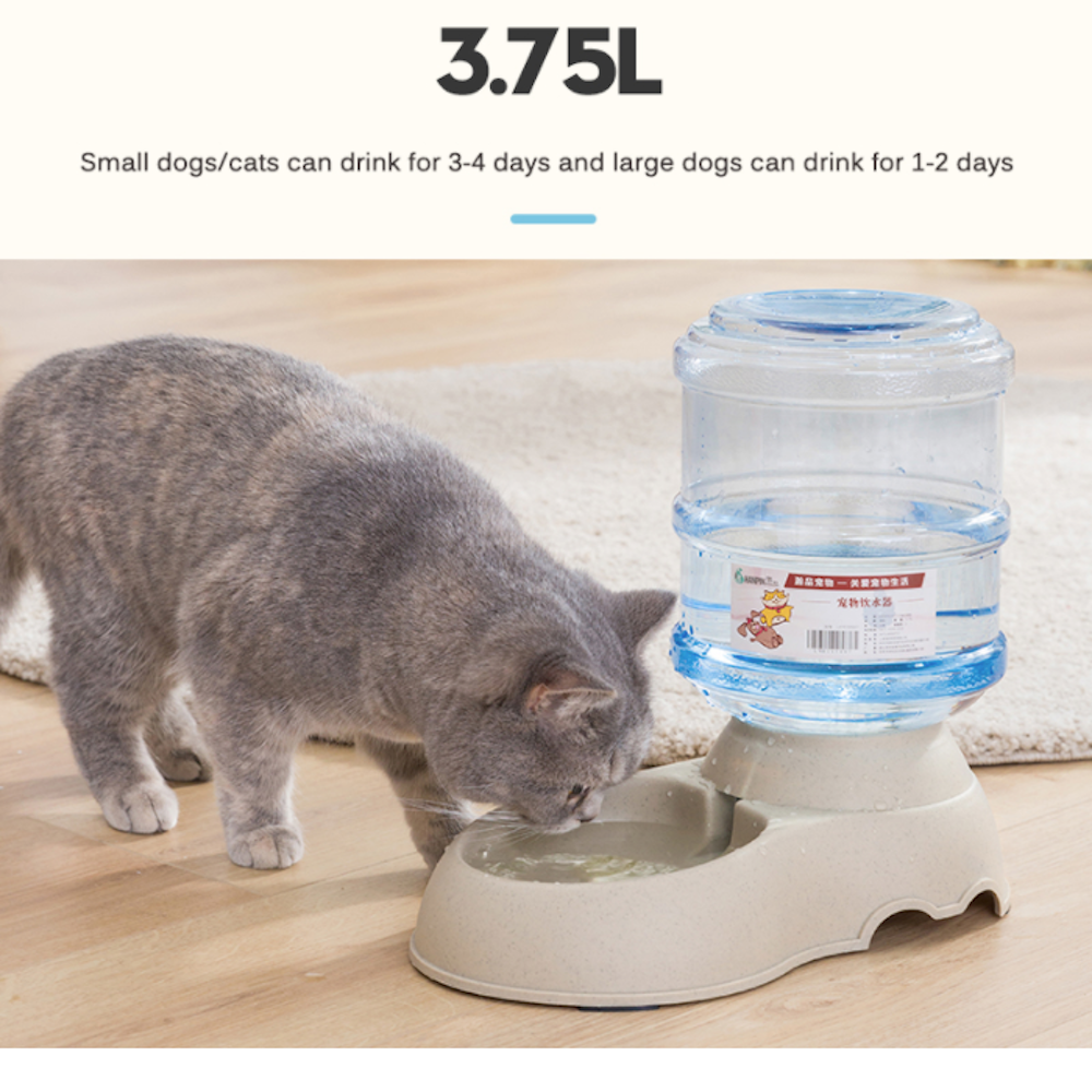 Pet Food Dispenser with 3.75L Capacity and Automated Dispensing
