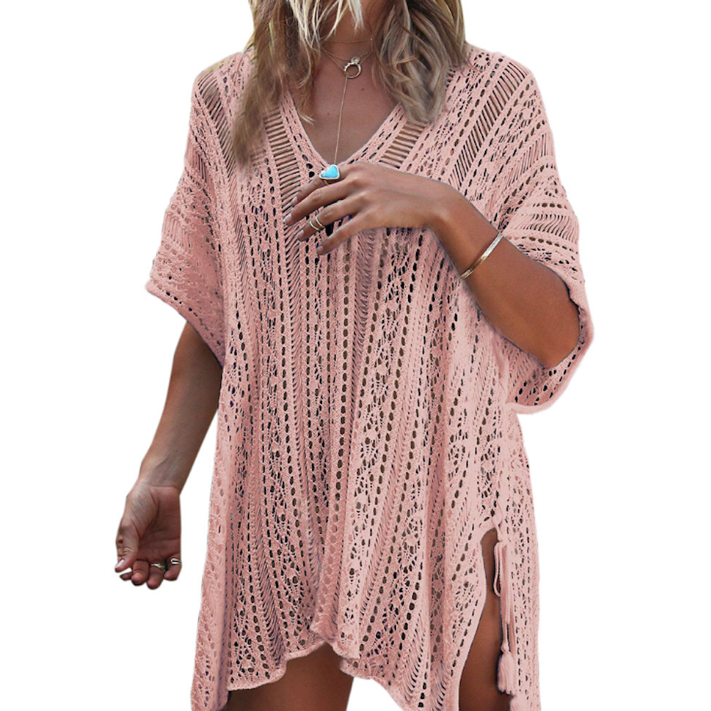 Crocheted Women's Cover-Up for Bikinis