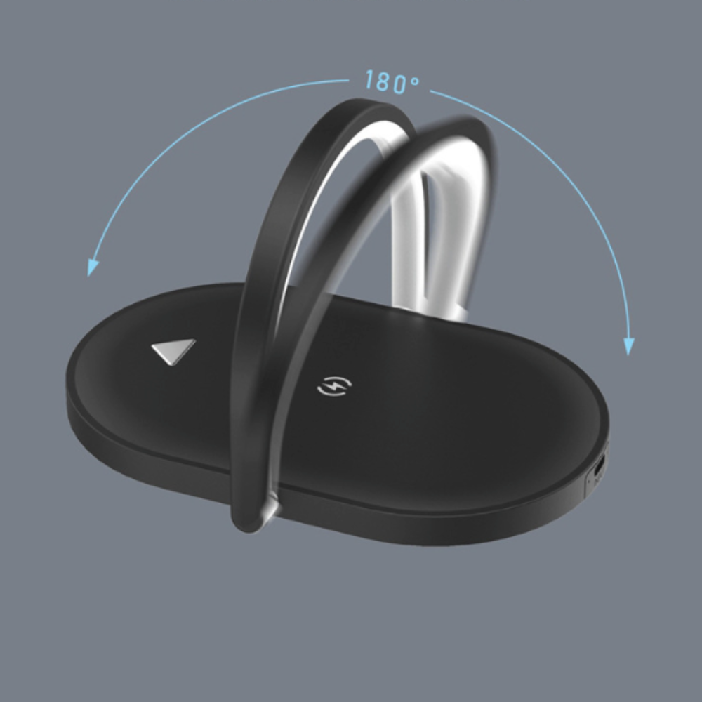Adjustable LED Light Multi Functional Wireless Phone Charger