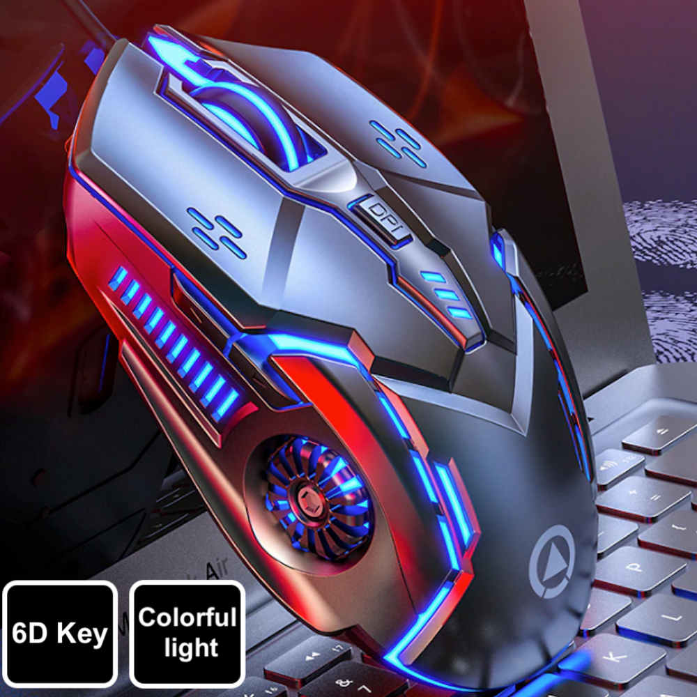 Enhanced Gaming Experience with 6 Button Dragon Mouse at 3200 DPI