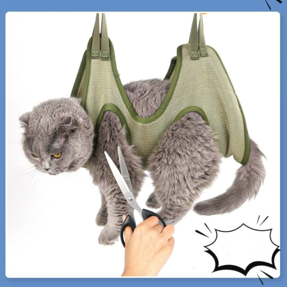 Hammock Cat Grooming Restraint Bag