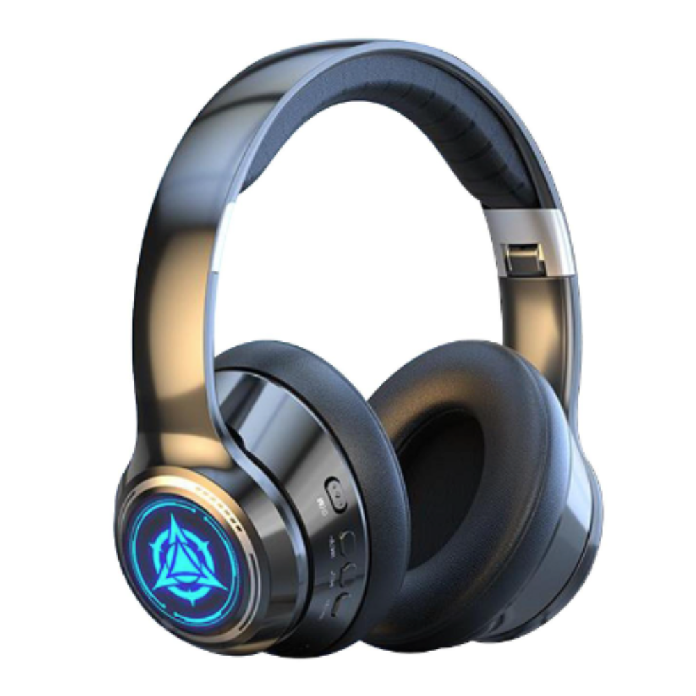 Sporty Dragon Wireless Bluetooth Headphones with Illuminating Light