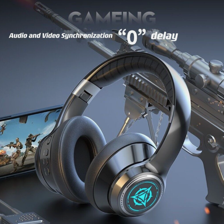 Sporty Dragon Wireless Bluetooth Headphones with Illuminating Light