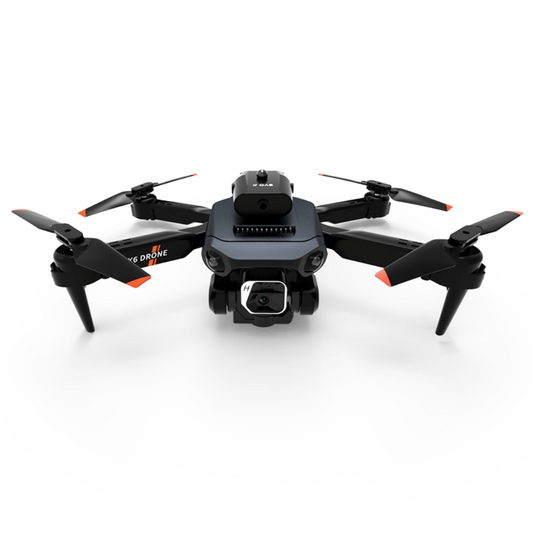 Smart Drone Ninja K Blade with Anti-Collision and Optical Flow Sensors in 4 Directions: black, dark gray quadcopter drone, mo