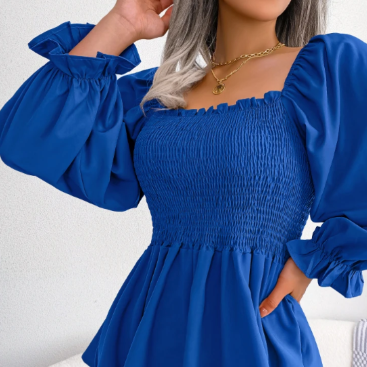 Loose-Fitting Chiffon Blouse for Women