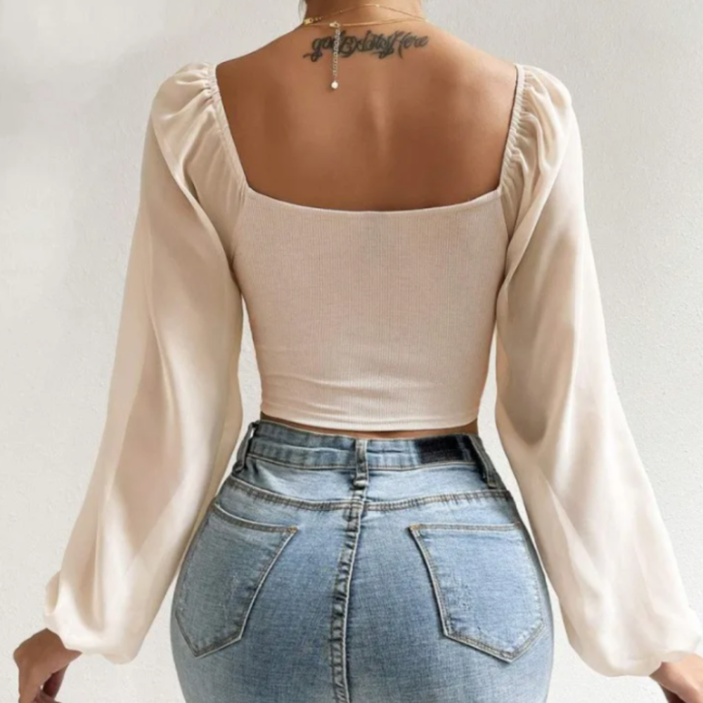 Bell Sleeve Summer Blouse for Women
