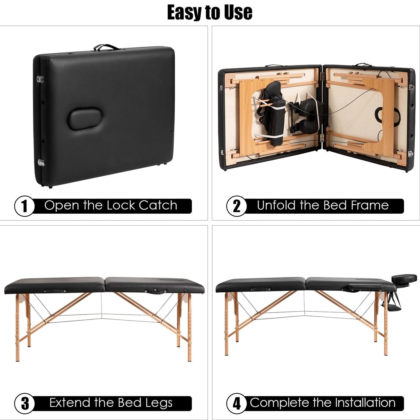 Mobile Massage Bed with Carrying Bag