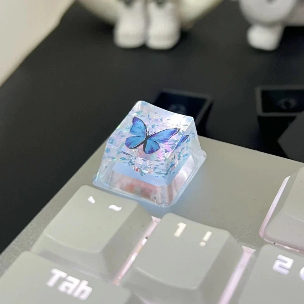 Keycap with Butterfly Design