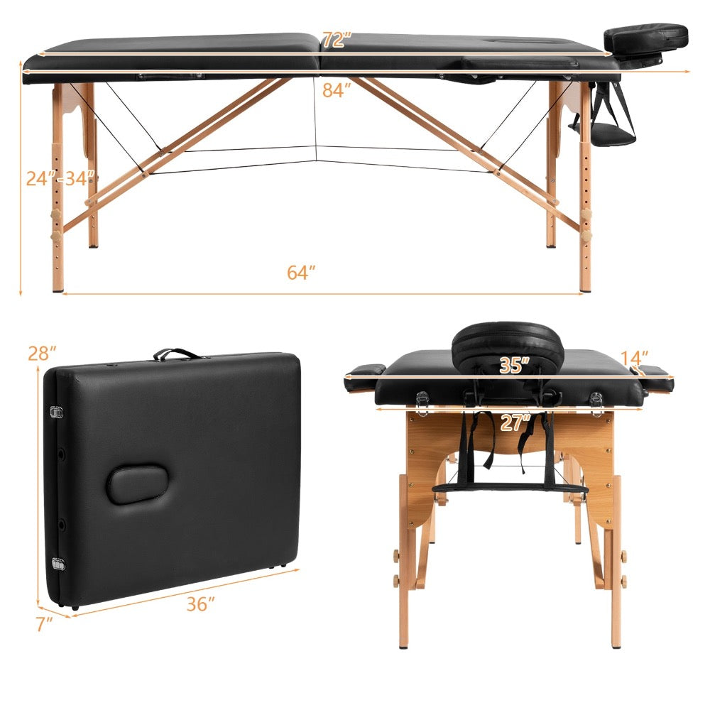 Mobile Massage Bed with Carrying Bag